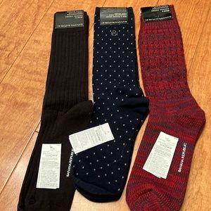 Men’s banana republic socks nwt